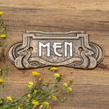 Schild Men, Herren-WC-Schild, Toilettenschild