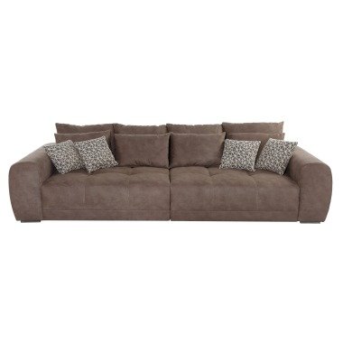 Big Sofa mit Federkern braun 306 cm MOLDAU