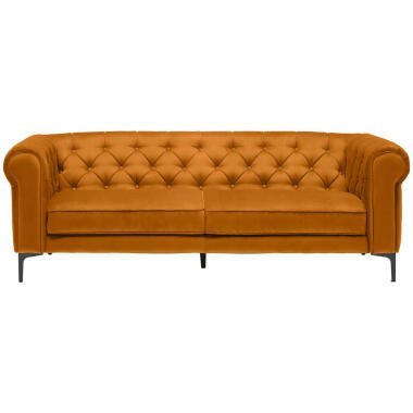 Carryhome CHESTERFIELD-SOFA Gelb