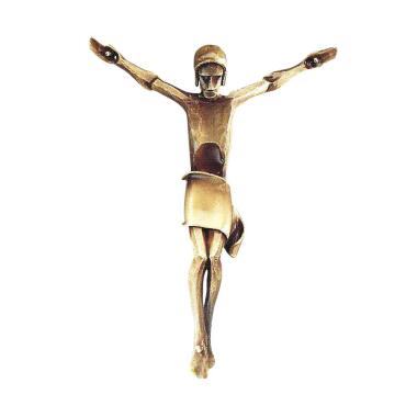 Einzigartige Jesusfigur als Grabschmuck aus Metall Christus Redemptio / Schmie