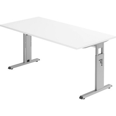 FINO Schreibtisch mit C-Fußgestell, höhenverstellbar