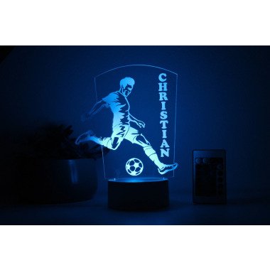 Fußballspieler, Nachtlicht, Personalisierte