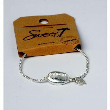 Modeschmuck Armband von Sweet7 aus Perlen in Silber