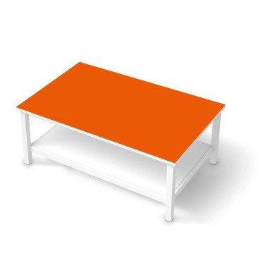 Möbelfolie IKEA Hemnes Tisch 118x75 cm Design: Orange Dark