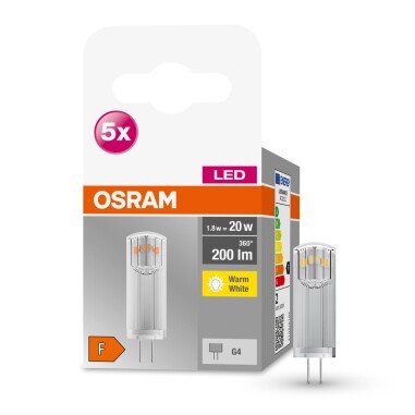 Osram LED-Leuchtmittel G4 1,8 W Warmweiß