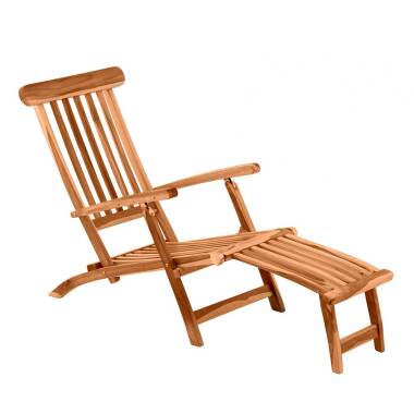 Outdoor-Liegestuhl & Garten Liegestuhl aus Teak Massivholz klappbar