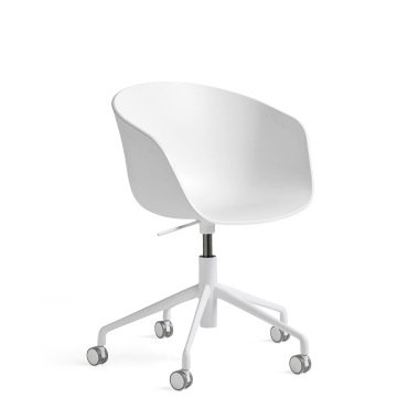 Stuhl About a Chair AAC52 white powder coated