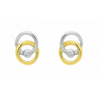 Adelia´s Paar Ohrhänger 333 Gold Ohrringe