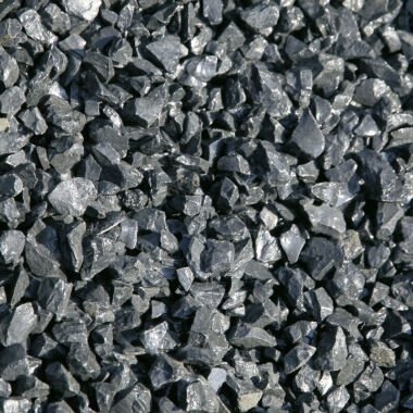 Edelsplitt Basalt 2 5 mm schwarz 25 kg Kies