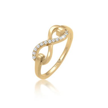 Elli DIAMONDS Verlobungsring »Infinity Symbol