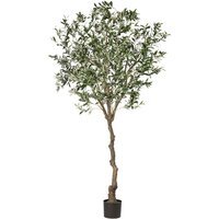 Kunstpflanze Olivenbaum mit Kunststoffstamm