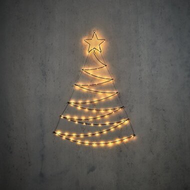 Luca Lighting LED Weihnachtsbaum 80 LED warmweiß