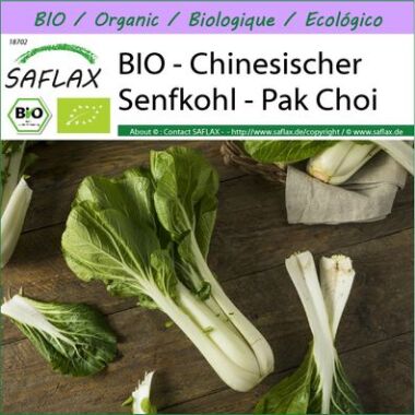 SAFLAX - Bio - Chinakohl Senf - Pak Choi
