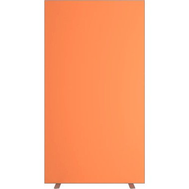 Trennwand easyScreen, einfarbig, orange, Breite 940 mm