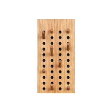 We Do Wood - Scoreboard Garderobe klein, vertikal, Eiche natur