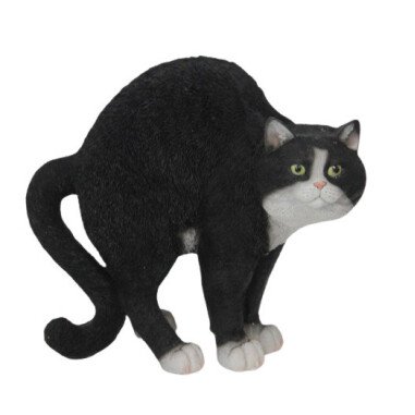 Dekofigur Katze schwarz  28,5 x 15,5 x 31,5 cm