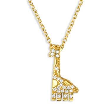 Giraffen Halskette aus 925 Silber