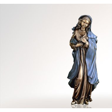 Grabfigur aus Bronze & Madonna Figur aus Bronze