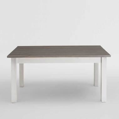 Kiefernholztisch in Weiß & Tisch in Weiß Grau Kiefer Massivholz