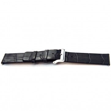 Lederband für Uhren in Grau & Uhrenarmband Universal F810 Leder Grau 18mm