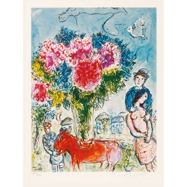 Marc Chagall: Bild 'Personnages fantastiques'