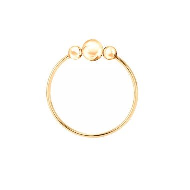 Piercing Ring 925 Sterling Silber Vergoldet Gelbgold Dünn Hoop Ohrpiercing