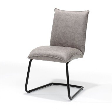 Power Stuhl mit Stoff Soft Pebble und FuÃgestell