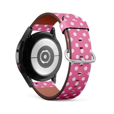 Band Für Samsung Smartwatches, Pink Polka