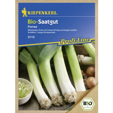 Bio Samen Versand & Kiepenkerl Bio-Saatgut Porree Allium porrum, Inhalt: