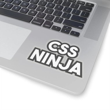 Css Ninja Geeky Laptop Sticker Aufkleber