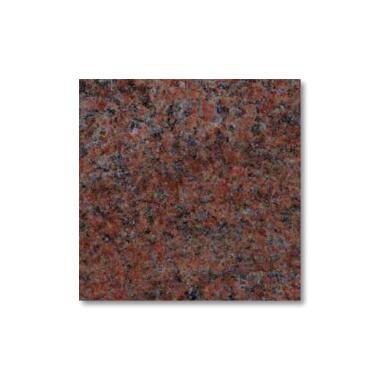 Grabsockel aus Naturstein Multicolor Rot / groß (10x25x25cm) / seidenmatt