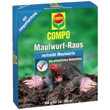 Maulwurfschreck & COMPO Maulwurf-Raus, 200 g Portionsbeutel