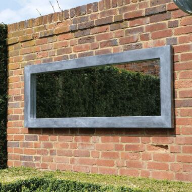 Metall Outdoor Fenster für Mauern rechteckig
