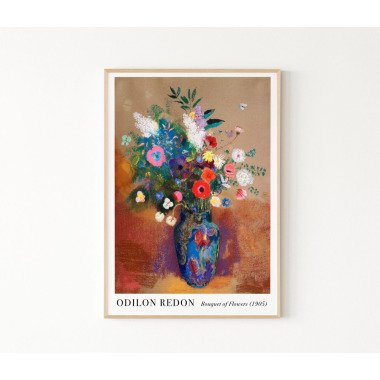 Odilon Redon | Kunstdruck, Blumenstrauß