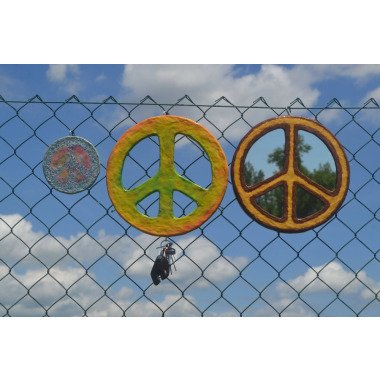 Set Von 3 Peace Signs, Hippie Wandbehänge