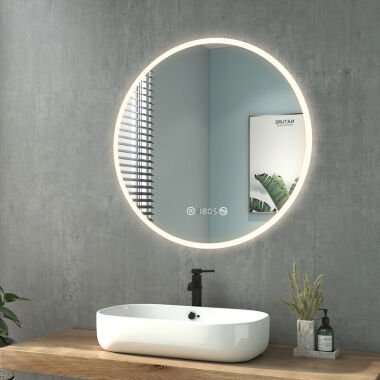 Badspiegel mit Beleuchtung Rund led Spiegel