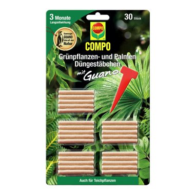 COMPO Grünpflanzen- und Palmen-Düngestäbchen mit Guano