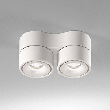 Egger Clippo Duo LED-Deckenspot, weiß, 2.700K