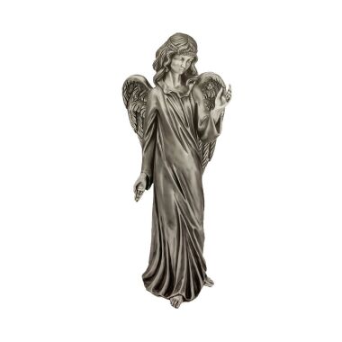 Stehende Bronze/Aluminium Engelmädchen Figur