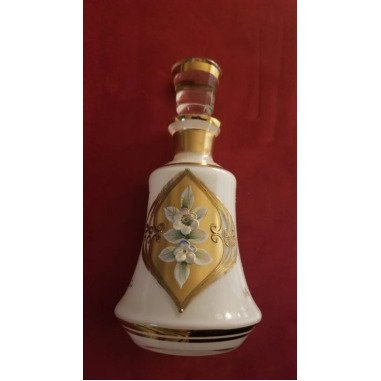 Vintage Boho Milchglas 10 X 5 Weiße Vase