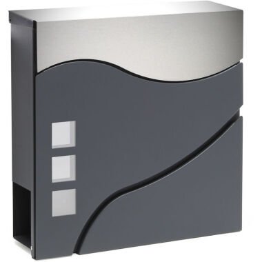Xpotool Moderner Design Briefkasten V28 Anthrazit