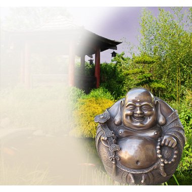 Bronze Buddha Figur für den Garten