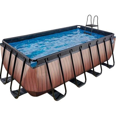 EXIT Wood Pool Braun 400 x 200 x 122 cm m