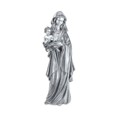 Figur Maria mit Kind aus Bronze/Aluminium