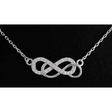 Infinity Ewige Liebe 925 Silber Kette Halskette