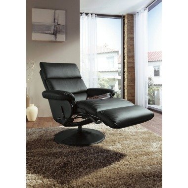 Relax-Sessel in formschönen Design, Schwarz