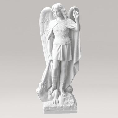 Schutzengel Figur & Engelfigur aus Marmorguss kaufen Engel mit Drachen
