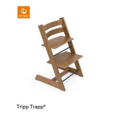 Stokke Hochstuhl Tripp Trapp Oak Brown inkl. Baby Set