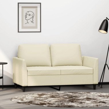 Vidaxl 2-Sitzer-Sofa Schwarz 120 Cm Kunstleder 359328