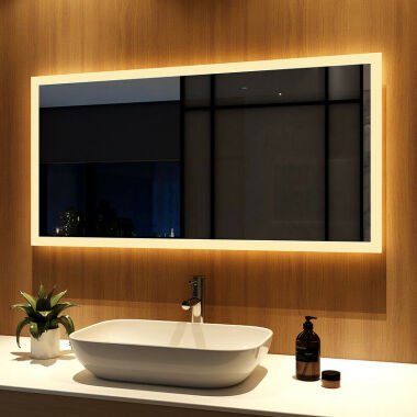 Badspiegel mit led Beleuchtung 120x60cm Badezimmerspiegel